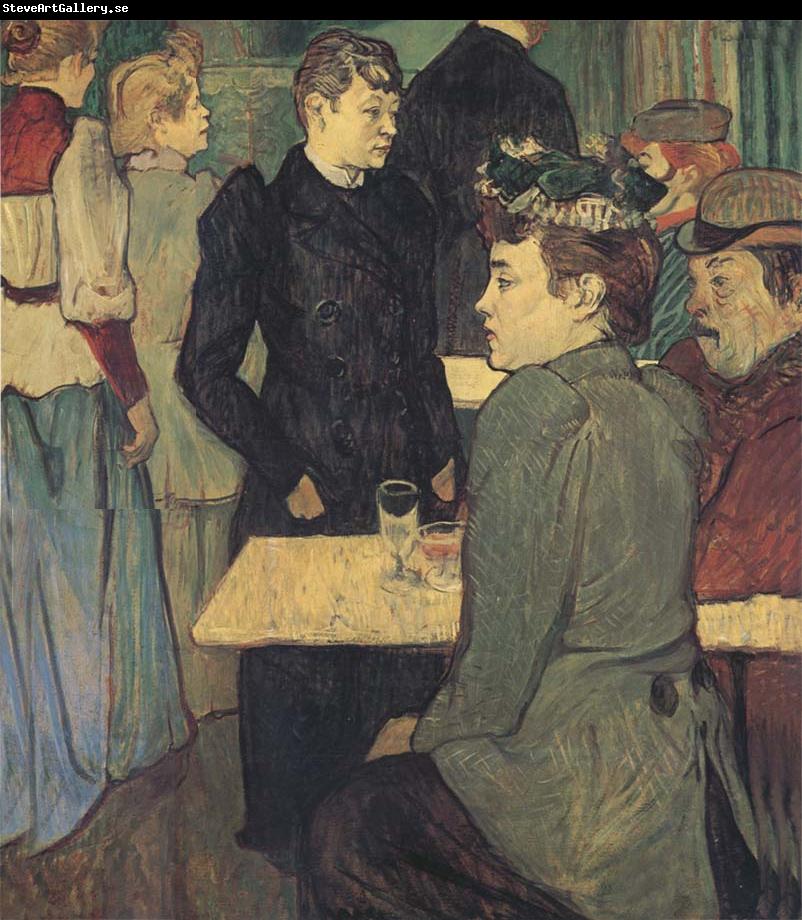 Henri  Toulouse-Lautrec Un Coin du Moulin de la Galette